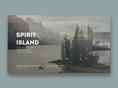 Spirit Islands Design - Part 1 | Spirit Islands Design animation attraction branding brightlab canada design excursion graphic design illustration island mobile design nature tour tourism typography ui uidesign ux uxdesign web design