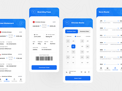 Air Ticket Booking App air air book airlince app design app redesign arbnb book booking booking system booking.com emirates flight flight booking minimal mobile mobile app mobile app design mobile ui plane ticket booking