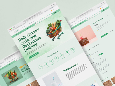 OG Store – Grocery eCommerce UI Design 3d branding graphic design grocery illustration logo motion graphics ui web design