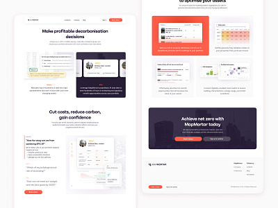 Website Design for MapMortar portfolio management