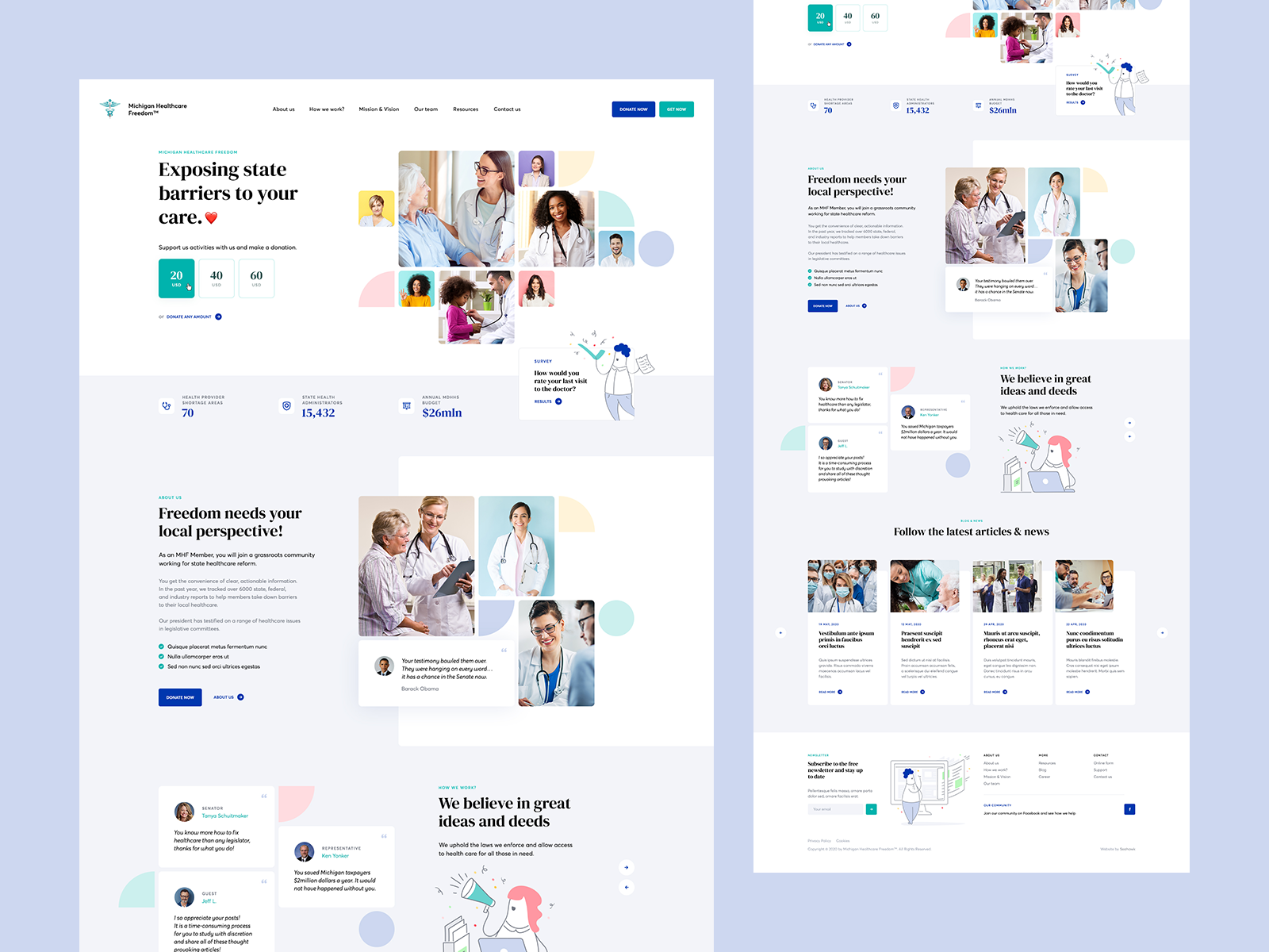 Example of Landing Page Design