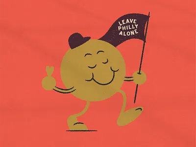 Leave Philly Alone 001 design illustration