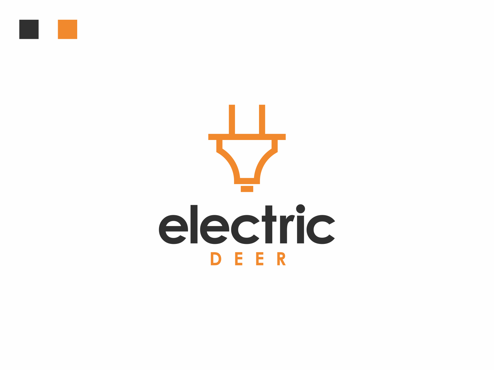 Electric Deer Logo Concept By Garagephic Studio On Dribbble