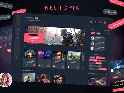 Neutopia – Education Platform Web App casestudy creativedesign designinspiration designprocess designtrends dribbble edtech educationapp elearningdesign interactiondesign learningexperience madewithfigma onlinelearning productdesign uiuxdesign userexperience uxdesign uxresearch webappdesign webdesigninspiration