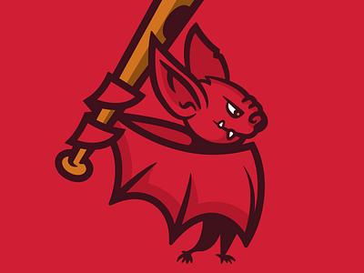 Dragon Rats - Carlsbad Caverns National Park baseball bats branding dragon dragon rats national park national park service park rats sports logo