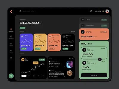 Crypto exchange platform app binance bitcoin blockchain crypto crypto currency cryptocurrency dashboard ethereum exchange interface invest investment platform trading ui wallet web app web app design web platform