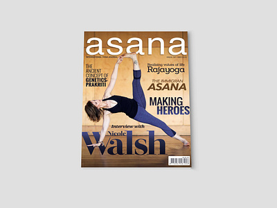 Asana Yoga Magazine adobe indesign adobe photoshop editorial design graphic design layout design magazine magazine cover magazine design magazine layout page layout pdf design publication design