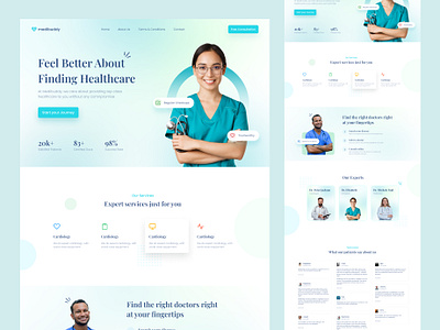 Medibuddy Website app design design doctor healthcare hospital medical medicine mobileappdesigns ui web design website