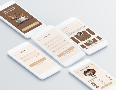 Coffee App appdesign coffeeapp ui uiuxdesign websitedesign