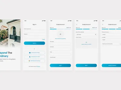 hospitality mobile application exploration 🎨 booking exploration hospitality hotel rental ui