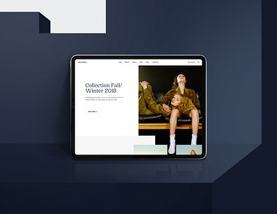 Gryphon Fashion Store Concept – Hero Shot beauty blazer collection ecommerce fashion interaction jacket luxury shop store theme ui ux web website woman