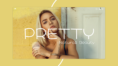 Pretty (eCommerce Beauty Products) animation beauty beauty design beauty products websites design ecommerce graphic design products ui ux website