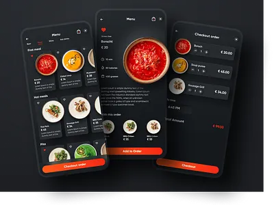 NOQ menu clean design delivery app food app interface mobile app services ui user experience ux