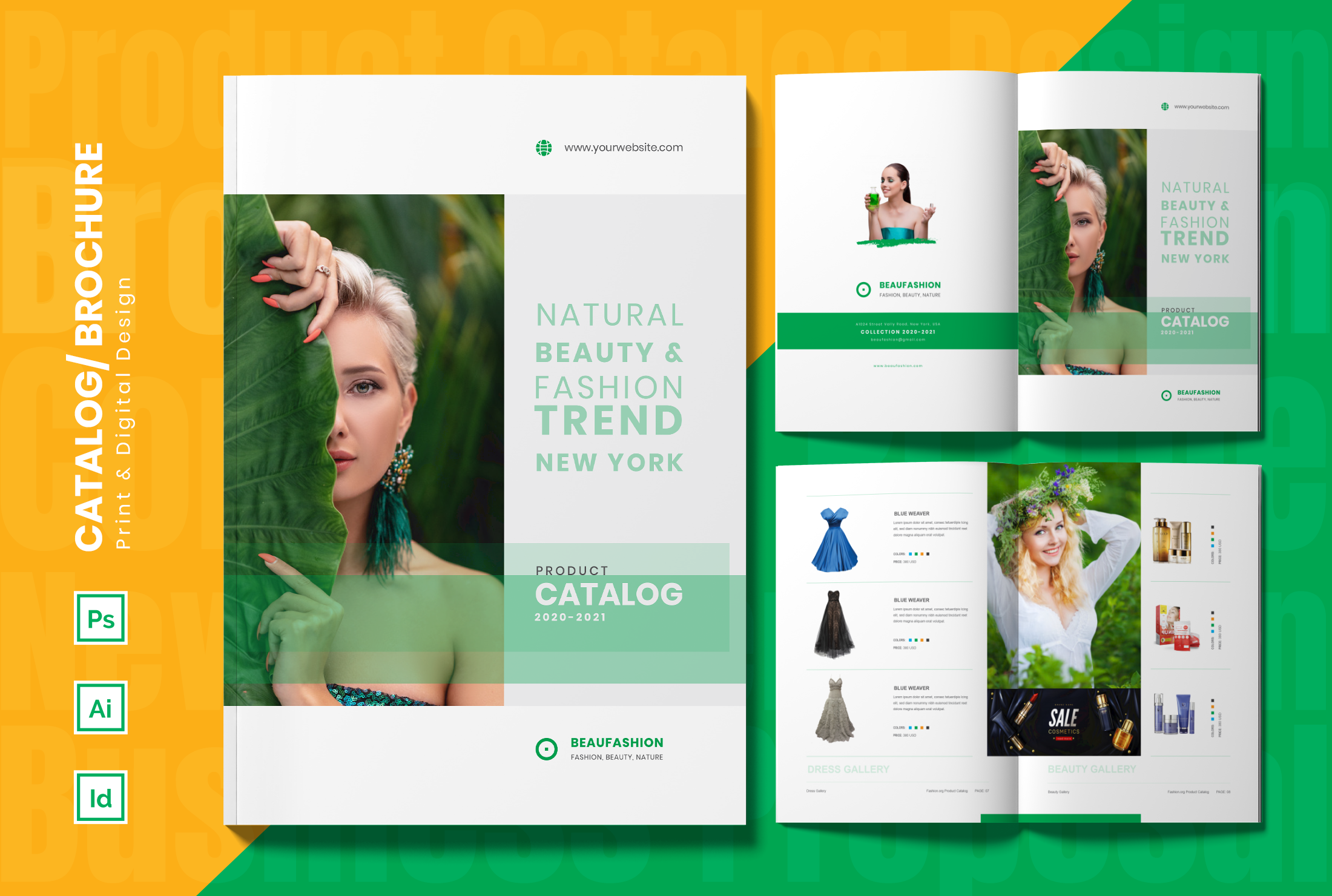 Example of Indesign Product Catalog Brochure Design