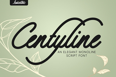 Centyline Font branding design fonts graphic design handlettering logo typeface typography