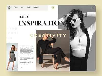 Creative Inspiration Website Design agency design branding creative design fashion inspiration navigation photography responsive design ui ux web design web design agency website website design website design company website homepage website homepage blog