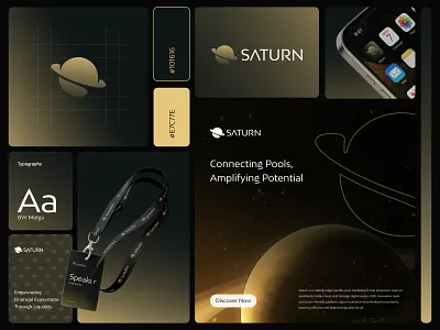 Saturn Branding Design brand identity branding creative design graphic design logo logo design modern pictorial saturn ui vector