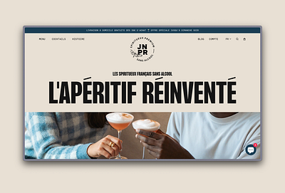 JNPR SPIRITS // Luxury Alcohol-Free Drinks Website. branding design drinks food luxury ui ux