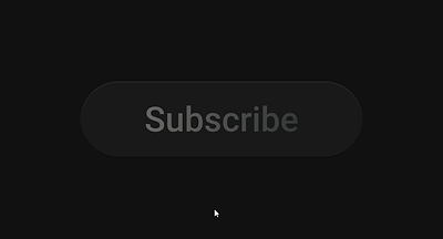 ✨ Glowing Interactive Subscribe Button Animation created in Rive animation button motion graphics ui