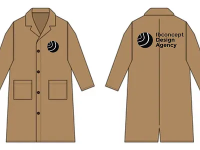 Dust coat mock up design brand branding print coat designagency designer dtf dust coat ibconept ibprinting industrial items kenya nairobi no cut print printed