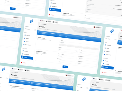 Decircles - Transfer Form finance financial form product design transactions transfer form ui uidesign uiux uiuxdesign web design