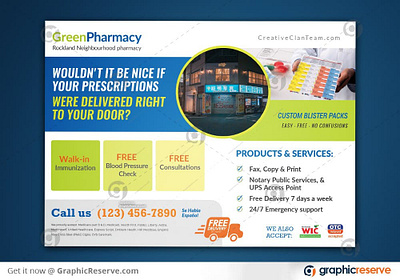 Free Custom Blister Packs Pharmacy EDDM Postcard Template blister packs custom blister packs direct mail marketing eddm postcard free blister packs local pharmacy marketing made easy medical marketing medication management pharmacy advertising pharmacy business pharmacy marketing pharmacy owner pharmacy promotion prescription packaging