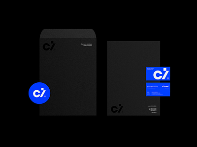 Cimet Stationery bold branding business card corporate identity design folder graphic design icon letterhead logo mark smith marko smitran minimal modern saas smi. stationery symbol tech visual identity