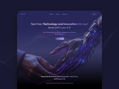 Ai Concept (UI Design) 3d branding design designer graphic design landing page design ui ui design uiux website website design