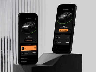 Car Charging App app application car car app charging app design interface ios app mobile app mobile app design product design ui ux