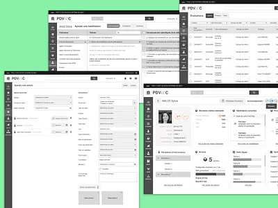 SNCF Application métier : Wireframes architecture ux design webdesign wireframe