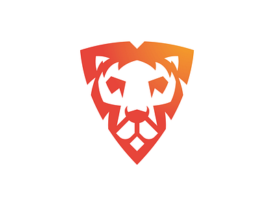 Lion Shield Logo branding castle cat heraldry knight lion logo design mascot logo medieval medieval logo royal shield tiger