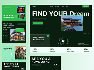 Real estate webesite animation branding graphic design home page house landing page illustration landing page logo motion graphice property property developer real estate real estate landing page real estate webesite ui uiux ux vector web ui webesite design