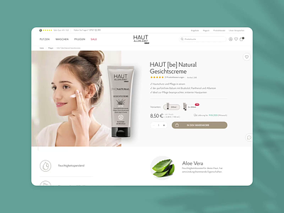 HAKA - Beauty and wellness beauty design desktop e commerce ecommerce magento agency scroll shop ui ux wellness