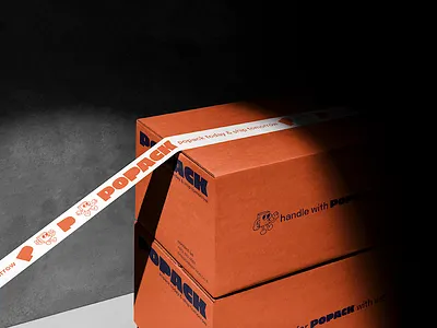 POPACK branding collector collectors deliver delivery minimal