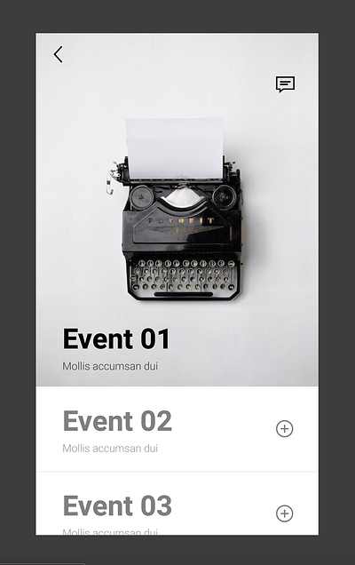 #DailyUI :: 070 Event Listing dailyui 070 event listing