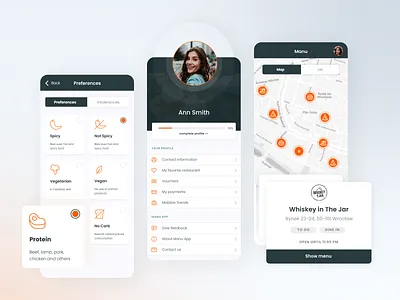 Manu app animation app design gromulski ios restaurant ui ux