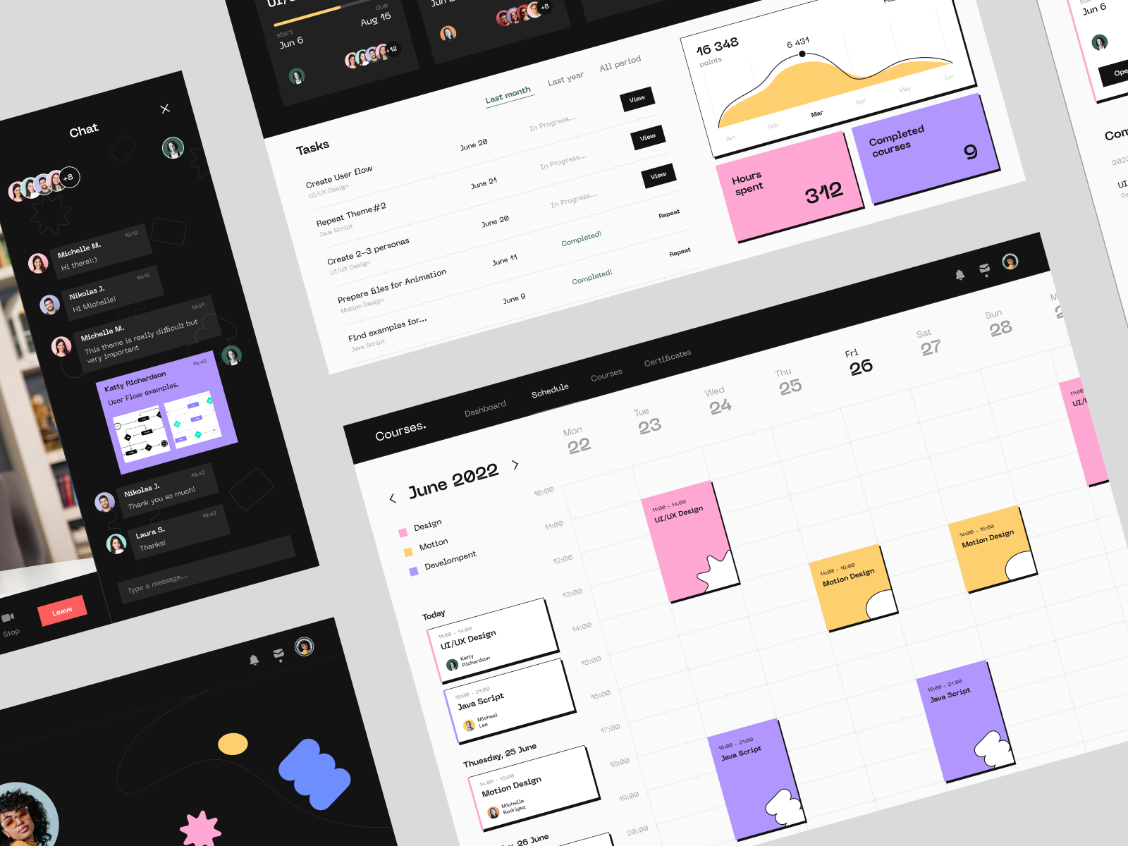 Example service media