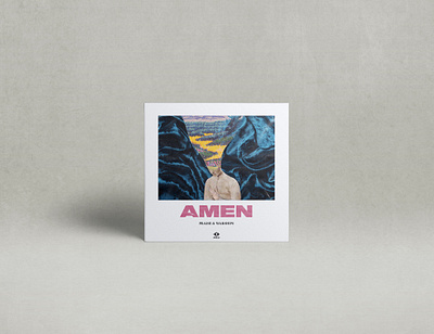 AMEN art R1 album art album artwork album cover amen digital collage minimal music newmusic praise and warships prayer pxw texture