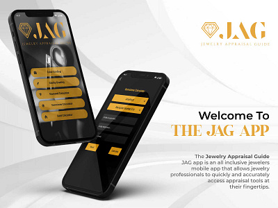 JAG JWEWLRY APPLICATION adobe xd app branding design graphic design illustration logo mobile app mobile interface ui ux vector