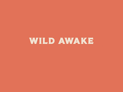 Wild Awake aftereffects animation design eye flow graphic design illustration illustrator minimal motion design motion graphics nature simple vector wild