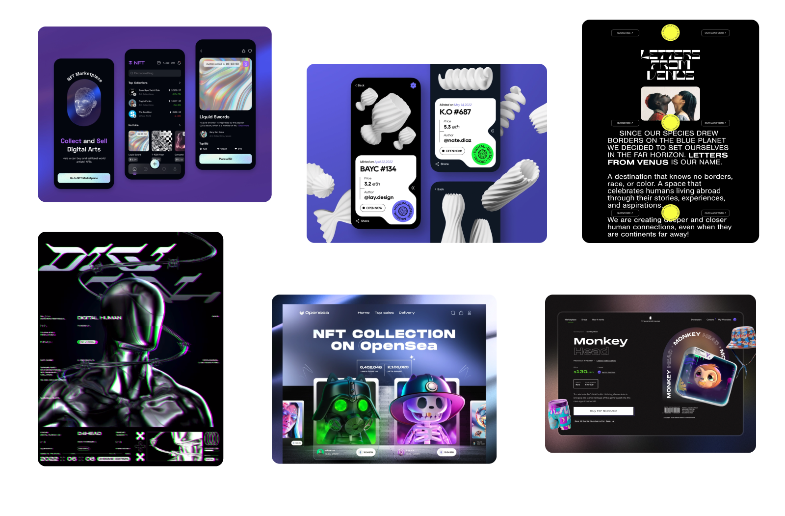 Moon NFT Marketplace by Donatien Quelquejay on Dribbble