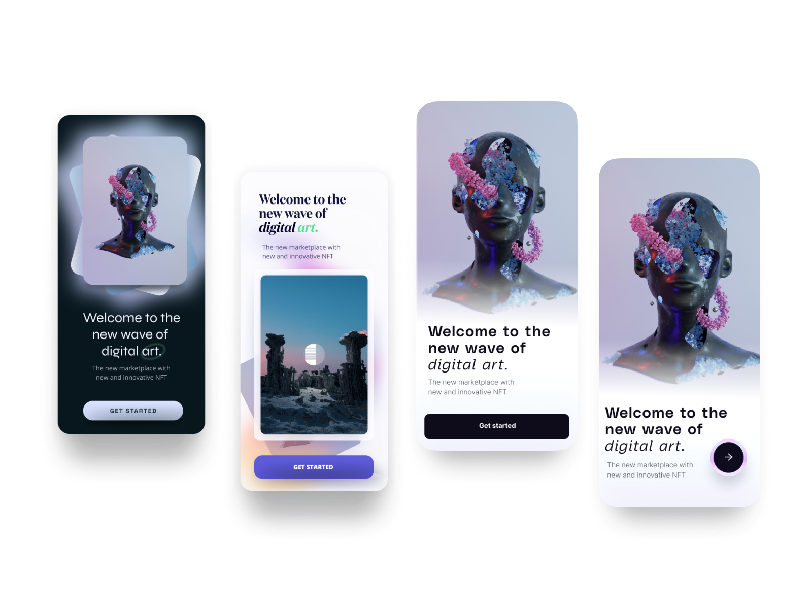 Moon NFT Marketplace by Donatien Quelquejay on Dribbble