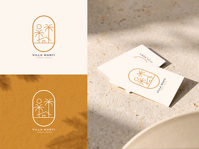 Villa Manti logo design branding graphic design logo