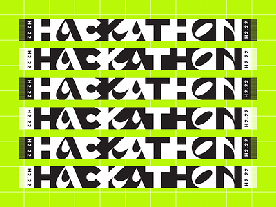 Hackathon Scarf Concept apparel bold branding christmas clothing developer hackathon holidays knit logo merch sass scarves skiiing snow swag tech typography winter