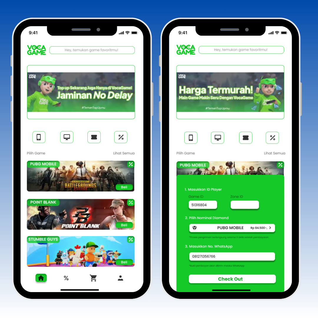 Top Up Game App by Tiara Azzahra on Dribbble