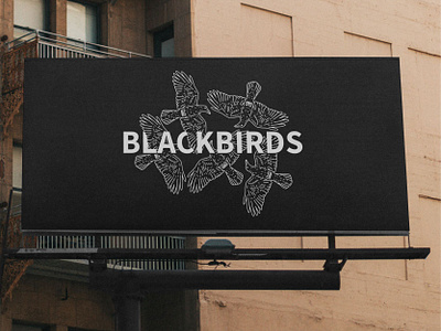 Blackbirds beatels bird black and white community concept elegant energy environmnet equality food freedom human rights identity inspiration logo mature social justice sophisticated timeless water