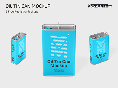 Free Oil Tin Can Mockup can food free freebie mock up mockup mockups oil packaging photoshop psd template templates tin