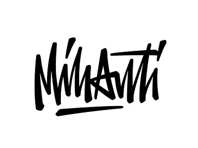 Mihanti calligraphy customtype lettering logo logotype typemate typography