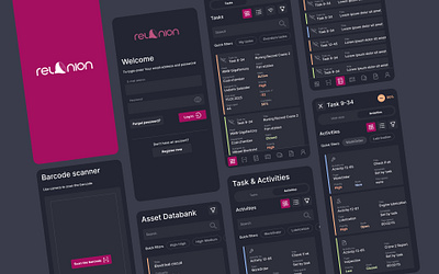 RelOnion - CMMS Mobile App dark mode management mobile mobile app reports tasks ui