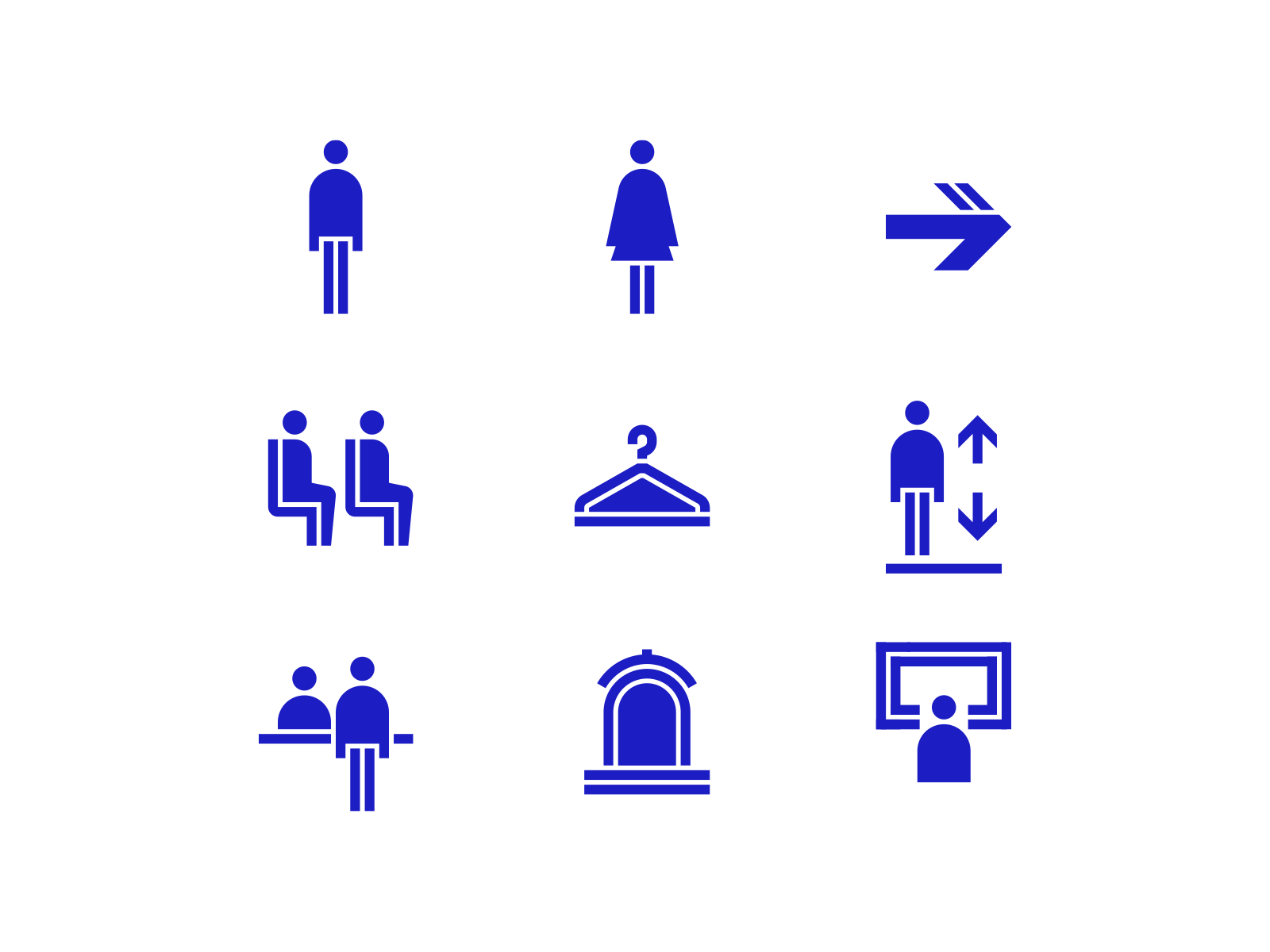 Casa Surga cultural geometric icon pictogram signals